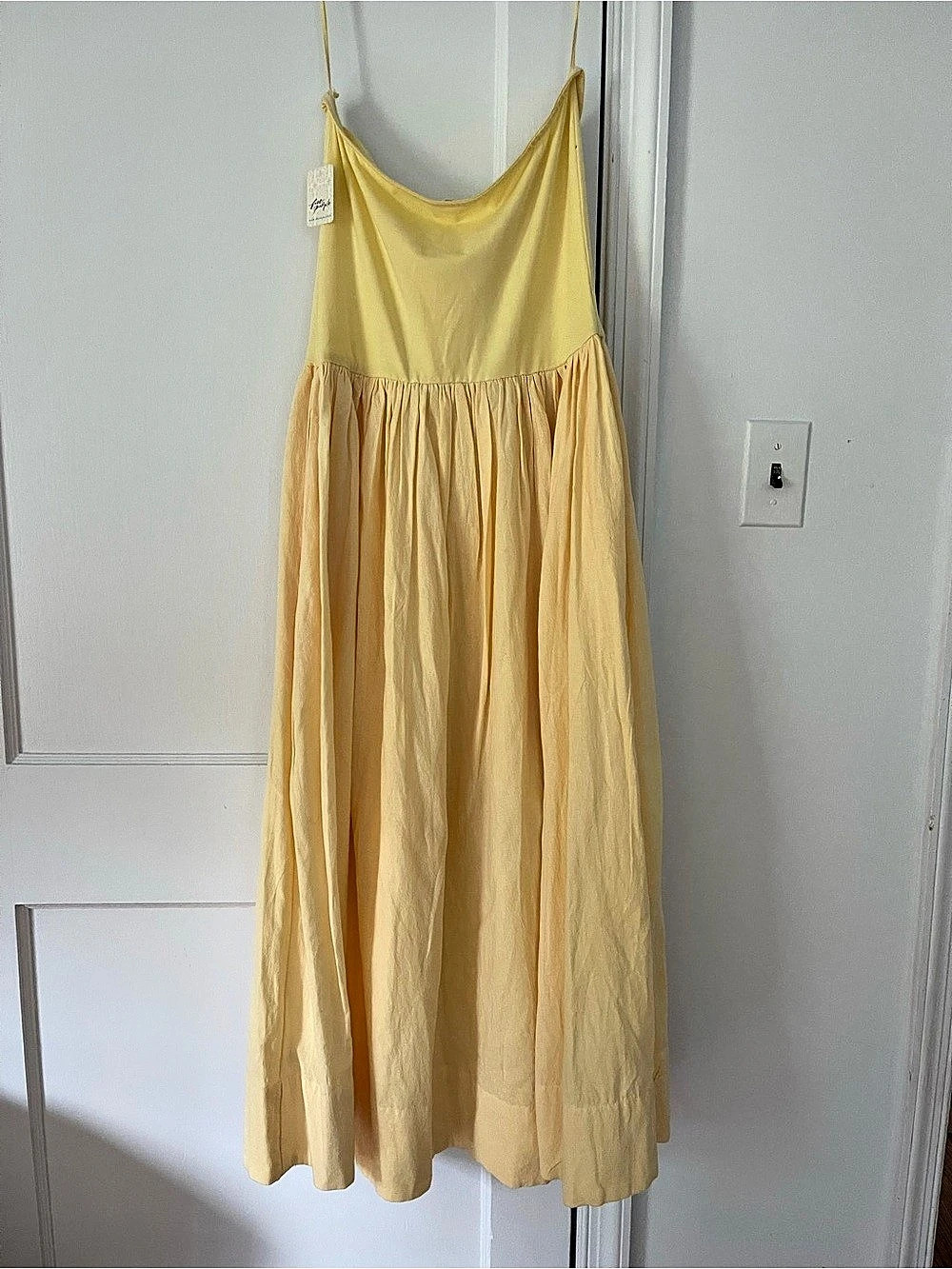 Free People Onda Drop-Waist Tube Midi Dress Size M NWT